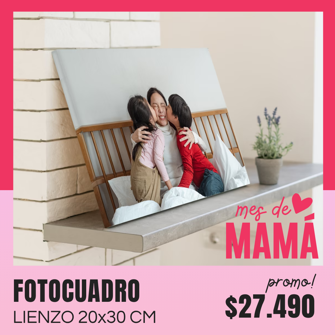Fotocuadro de lienzo 20x30 cm a $27.490