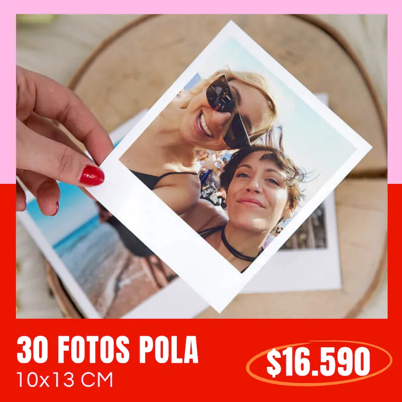 30 Fotos Pola 10x13 cm a $16.590