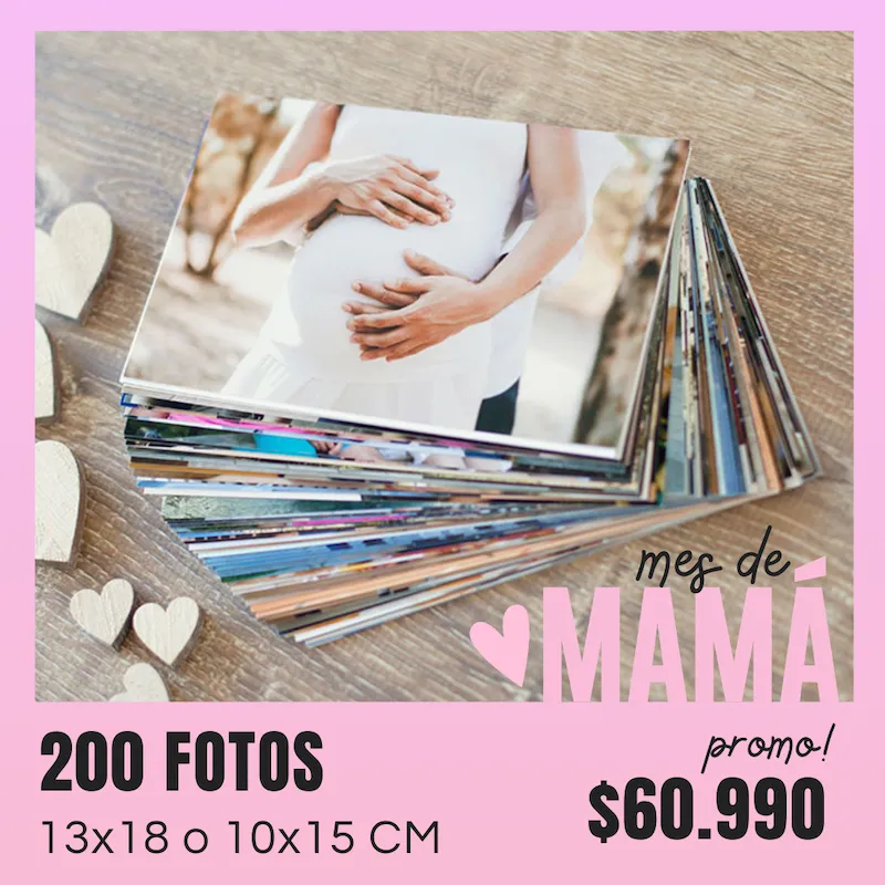 200 Fotos 10x15 o 13x18 cm a $60.990