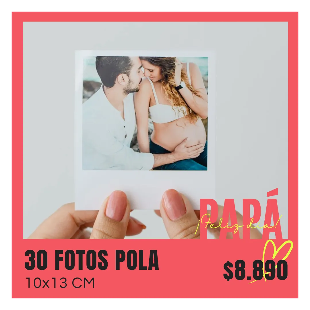 30 Fotos Pola 10x13 cm a $8.890