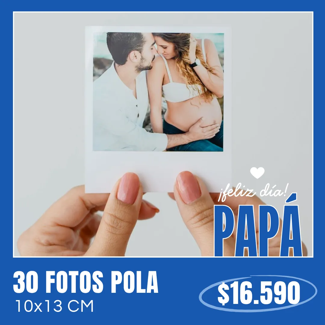 30 Fotos Pola 10x13 cm a $16.590