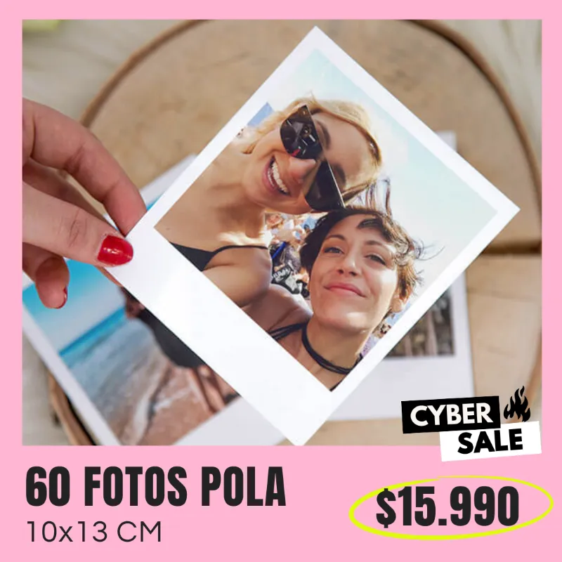 60 Fotos Pola 10x13 a $15.990 60 Fotos Pola 10x13 a $15.990