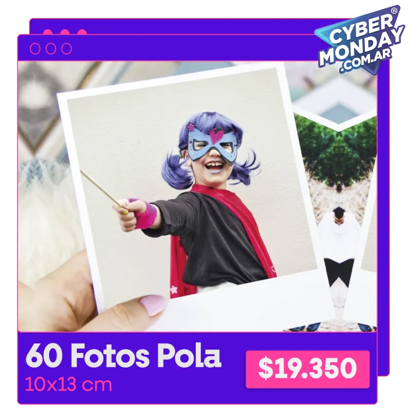 60 Fotos Pola 10x13 cm a $19.350