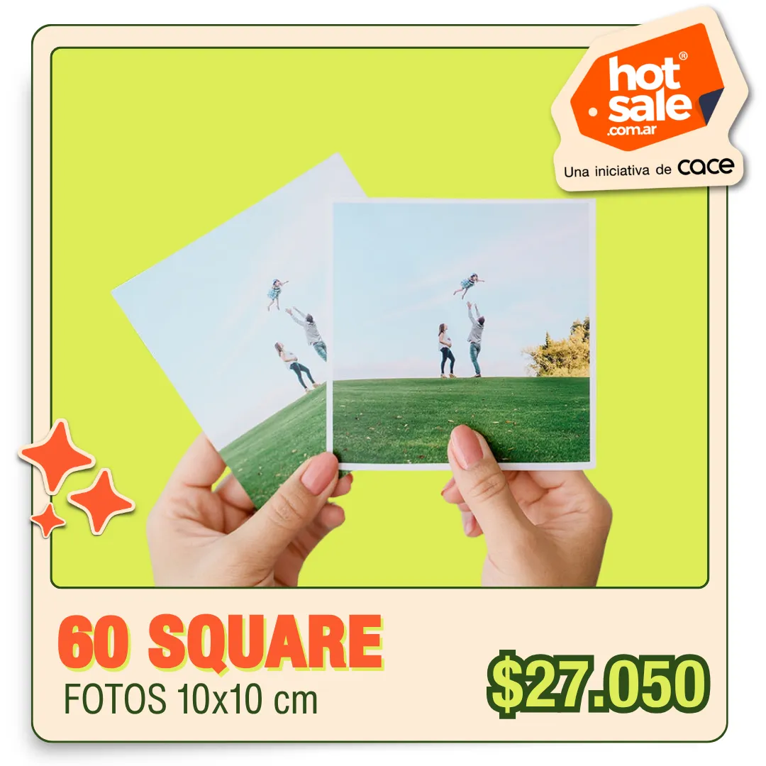 60 Fotos Square 10x10 cm a $27.050