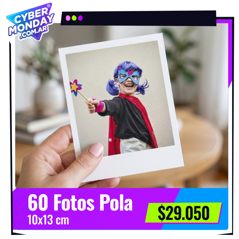 60 Fotos Pola 10x13 cm a $29.050