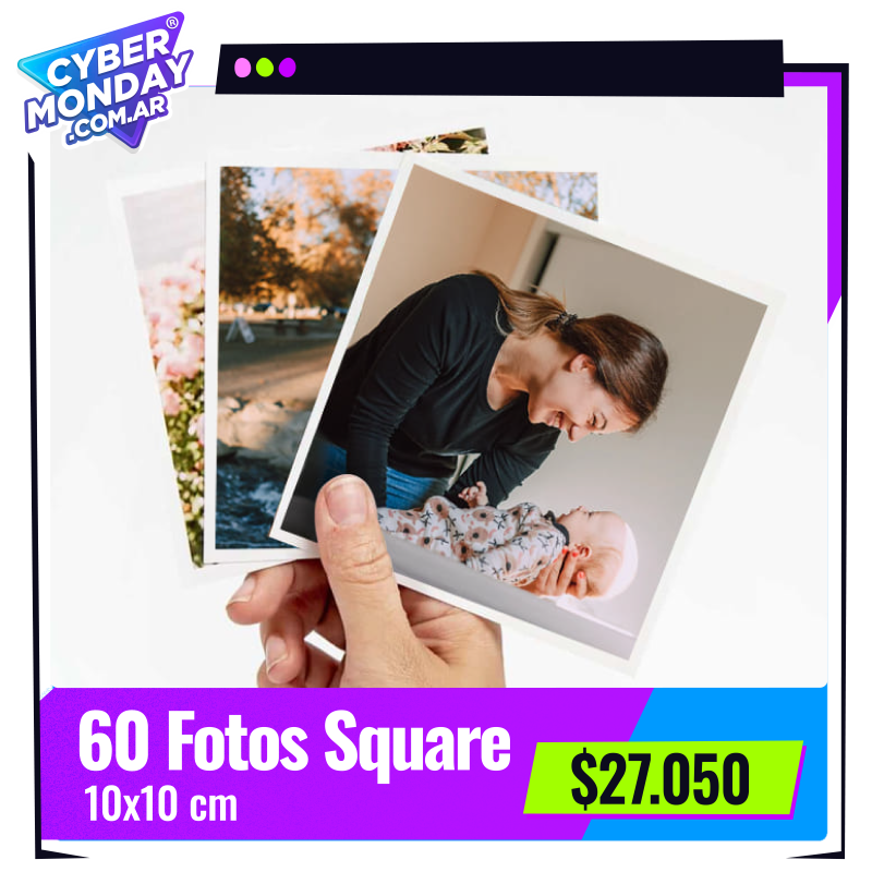 60 Fotos Square 10x10 cm a $27.050