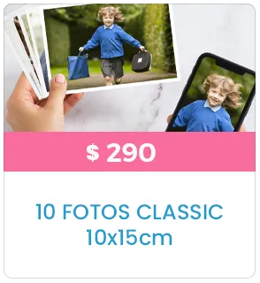 10 fotos Classic 10x15 a $290