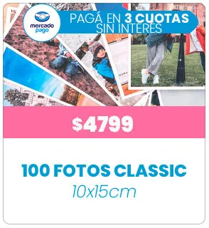 100 fotos Classic 10x15 a $4799