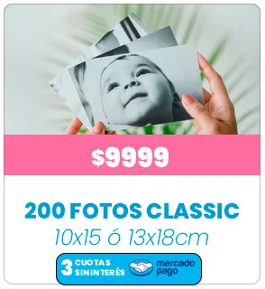 200 fotos 10x15 o 13x18 a $9999
