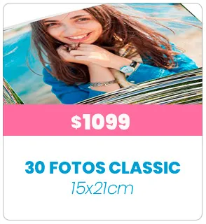 30 Fotos Classic 15x21 a $1099 30 Fotos Classic 15x21 a $1099