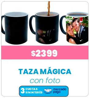 Taza Mágica con 2 fotos a $2399