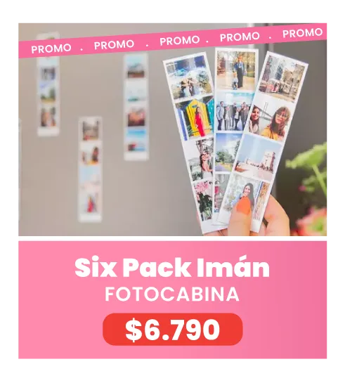 Six Pack Imanes FotoCabina a $6.790